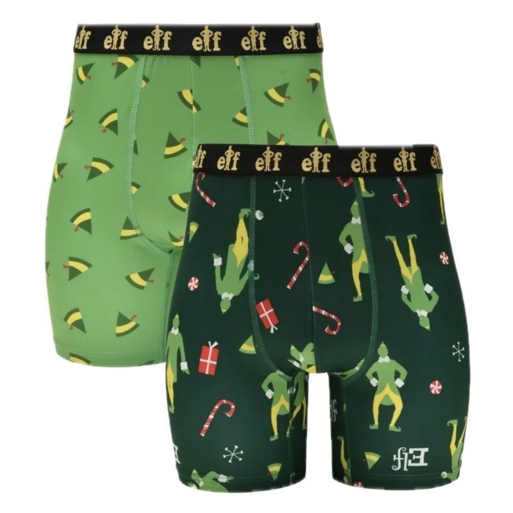 Elf The Movie Men's 2-Pack Boxer Briefs X-Large
